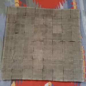 SOLD!!! NWT, 2 Olive Green Suede Pillow Covers
